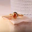 خاتم حبة العقيق 