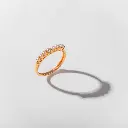  خاتم بتصيم حديث مزين بالؤلؤ 